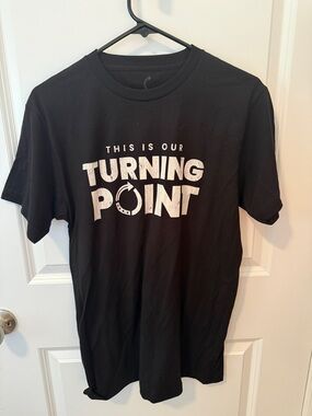 Turning Point Graphic Tee - Black Crewneck
